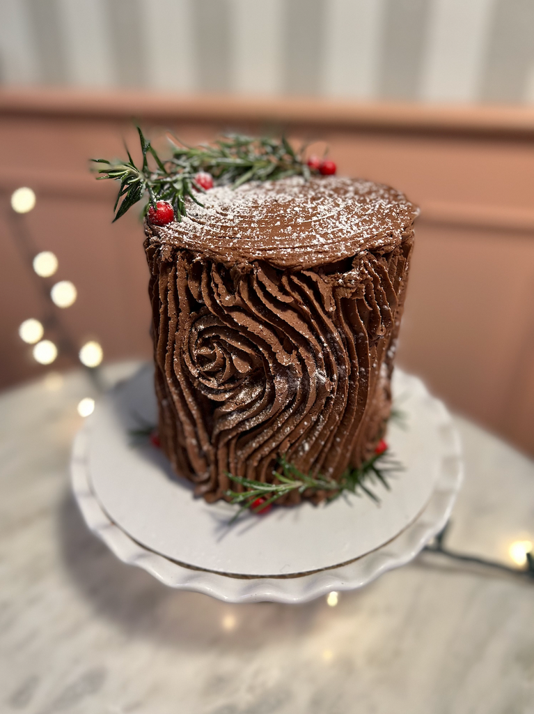 Yule Log Cake